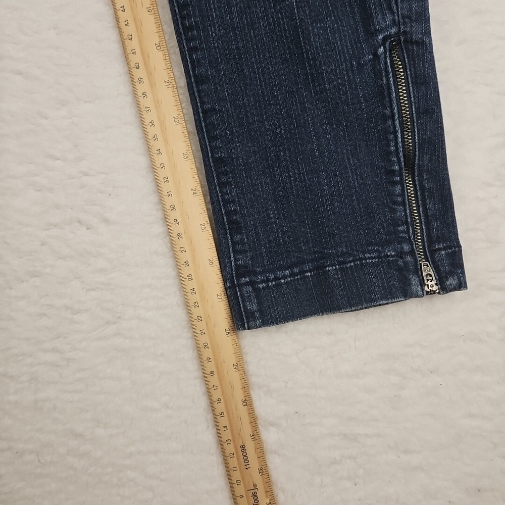 NYDJ Premium Denim Skinny Jeans Ankle Zip Dark Wash Women's - Picture 12 of 14